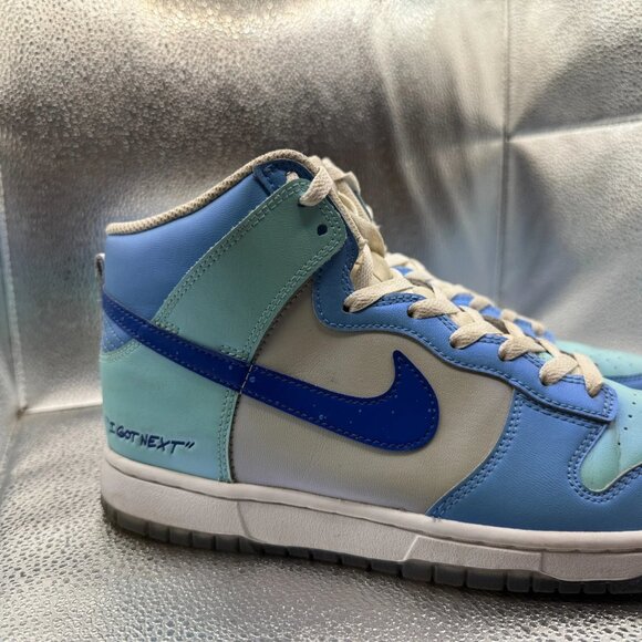 Size 9 Nike Dunk High I Got Next Blue White Opal Mens Sneaker DV2130-400 - Picture 2 of 12